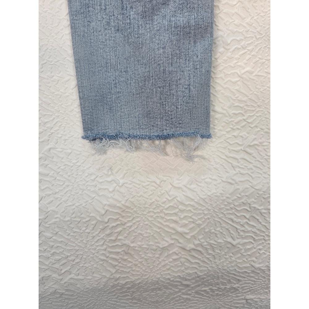 Abercrombie & Fitch Jeans Women 26 Light Blue Good Slim Straight Ultra High Rise - Picture 12 of 13